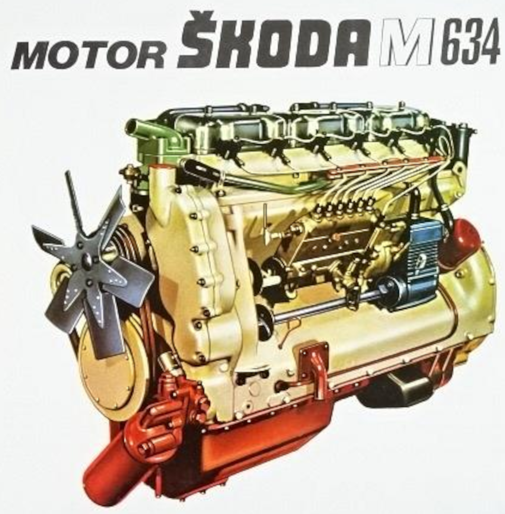 Silnik Škoda M 634